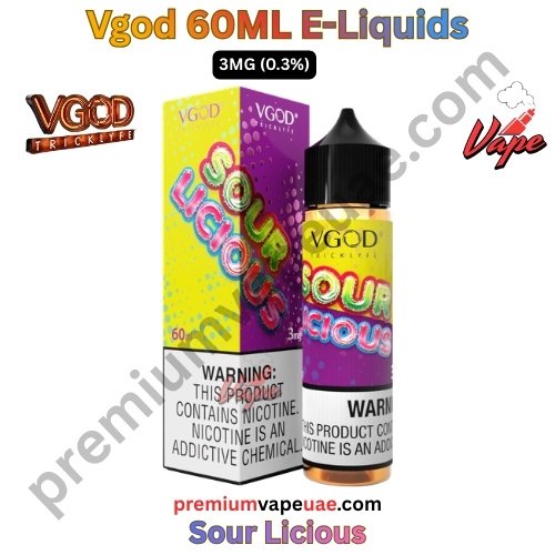 Vgod 60ML E-Liquids Sour Licious 3MG
