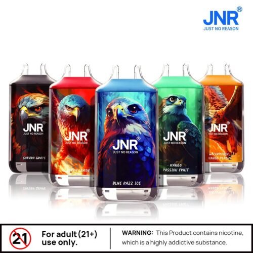 All Flavors of JNR Falcon 16000 Puffs 20MG
