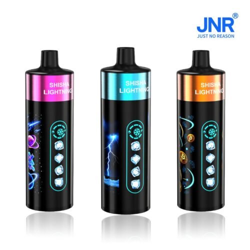 All Flavors of JNR Shisha Lightning 34000 Puffs 20MG