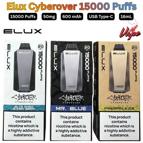 Elux Cyberover 15000 Puffs 50mg in UAE | Buy Online  Premium Vape UAE