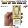 Elux Cyberover 15000 Puffs 50MG Juicy Mango in Sharjah