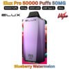 Elux Pro 50000 Puffs 50MG Blueberry Watermelon in Sharjah