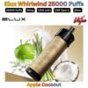Elux Whirlwind 25000 Puffs 50MG Apple Coconut in Abu Dhabi