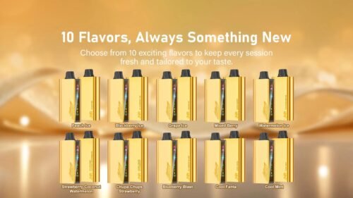 Flavors of JNR Cruiser 12000 Puffs 50MG
