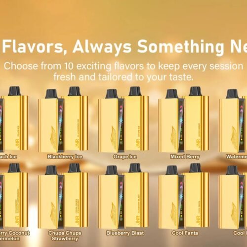 Flavors of JNR Cruiser 12000 Puffs 50MG