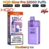 HQD Glow Pro 12000 Puffs 20MG Blackberry Ice