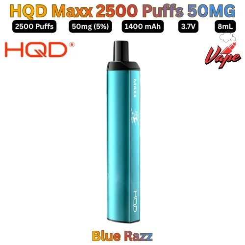 HQD Maxx 2500 Puffs 50MG in Abu Dhabi