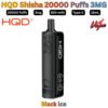 HQD Shisha 20000 Puffs 3MG Black lce