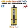 JNR Shisha Storm 52000 Puffs 20MG Cherry Berry in Abu Dhabi