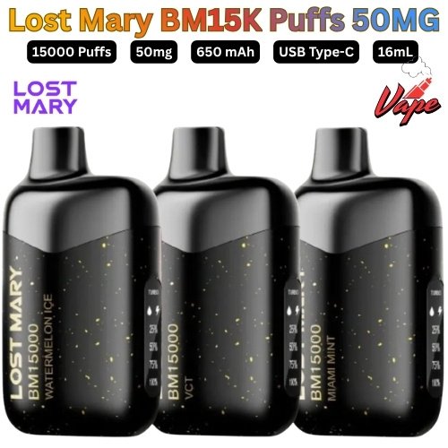 Lost Mary BM15000 Puffs 50MG All Flavors in Dubai