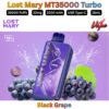 Lost Mary MT35000 Turbo 20MG Black Grape in Ajman