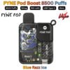 PYNE Pod Boost 8500 Puffs 50MG Blue Razz Ice in ABu Dhabi