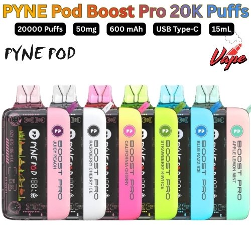 PYNE Pod Boost Pro 20000 Puffs 50MG All Flavors in Dubai