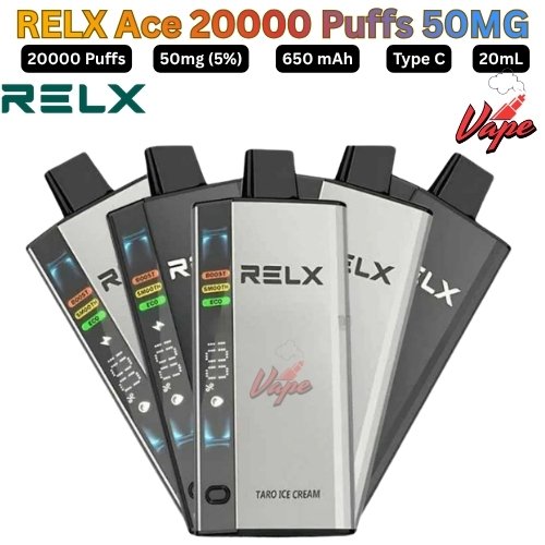 RELX Ace 20000 Puffs 50MG All Flavors