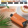 RELX Peach 25000 Puffs 20MG Cappuccino