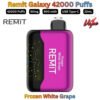 Remit Galaxy 42000 Puffs 50MG Frozen White Grape in Abu Dhabi