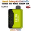 Remit Galaxy 42000 Puffs 50MG Lemon Heads in Ajman