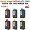 Remit Mega 18000 Puffs 0MG All Flavors in Dubai
