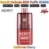 Remit Nebula 80000 Puffs 50MG California Cherry in Sharjah