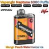 Vapengin Neptune 8000 Puffs 20MG Mango Peach Watermelon Ice