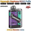 Vapengin Neptune 8000 Puffs 50MG Ariona Blended Juice in Ajman