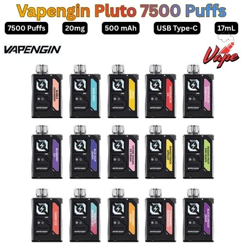 Vapengin Pluto 7500 Puffs 20MG All Flavors in Dubai