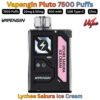 Vapengin Pluto 7500 Puffs 50MG Lychee Sakura Ice Cream