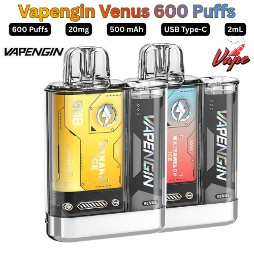 Vapengin Venus 600 Puffs 20MG All Flavors in Dubai