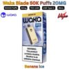 Waka Blade 50000 Puffs 20MG Banana lce in Ajman