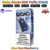 Waka Blade 50000 Puffs 20MG Blue Razz Blackberry in Sharjah