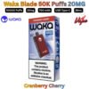 Waka Blade 50000 Puffs 20MG Cranberry Cherry in UAE