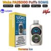 Waka PA25000 Puffs 50MG Banana lce in Ajman
