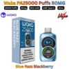 Waka PA25000 Puffs 50MG Blue Razz Blackberry in Sharjah