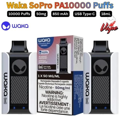 Waka SoPro PA10000 Puffs 50MG All Flavors in Dubai