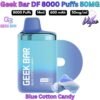 Geek Bar DF 8000 Puffs 50MG Blue Cotton Candy in Sharjah