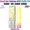 Geek Bar Meloso 600 Puffs 20MG Banana lce in Dubai