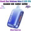 Geek Bar Meloso Max 2 12000 Puffs 50MG Blue Razz lce Dubai
