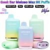 Geek Bar Meloso Max 9000 Puffs 50MG All Flavors in UAE