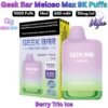 Geek Bar Meloso Max 9000 Puffs 50MG Berry Trio Ice in Abu Dhabi