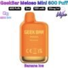 Geek Bar Meloso Mini 600 Puffs 20MG Banana Ice in Dubai