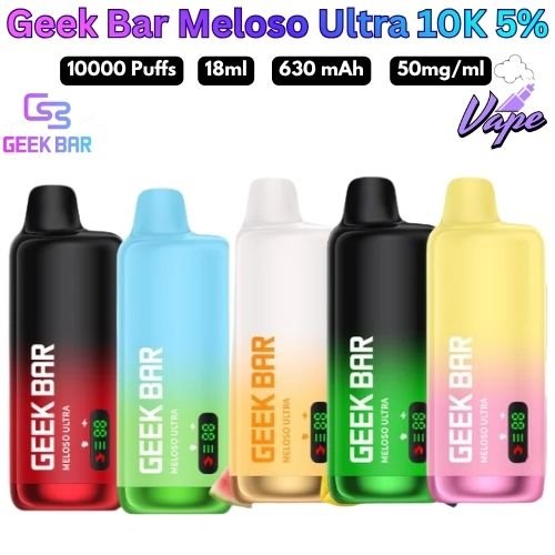 Geek Bar Meloso Ultra 10000 Puffs 50MG All Flavors in UAE