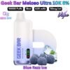 Geek Bar Meloso Ultra 10000 Puffs 50MG Blue Razz lce in Sharjah