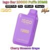 Isgo Bar 10000 Puffs 20MG Cherry Blossom Grape in Abu Dhabi