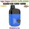 Isgo Vegas 14000 Puffs 20MG Blueberry Ice in Abu Dhabi