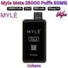 Myle Meta 25000 Puffs 50MG Cubano in Abu Dhabi