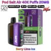 Pod Salt Air 40000 Puffs 20MG Berry Lime Ice in Abu Dhabi