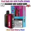 Pod Salt Air 40000 Puffs 20MG Blue Razz Cherry Blast in UAE