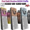 Pod Salt Evolve 6000 Puffs 20MG All Flavors in Dubai