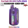 Pod Salt Hit 40000 Puffs 25MG Berry Lime Ice in Abu Dhabi