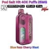 Pod Salt Hit 40000 Puffs 25MG Blue Razz Cherry Blast in Sharjah